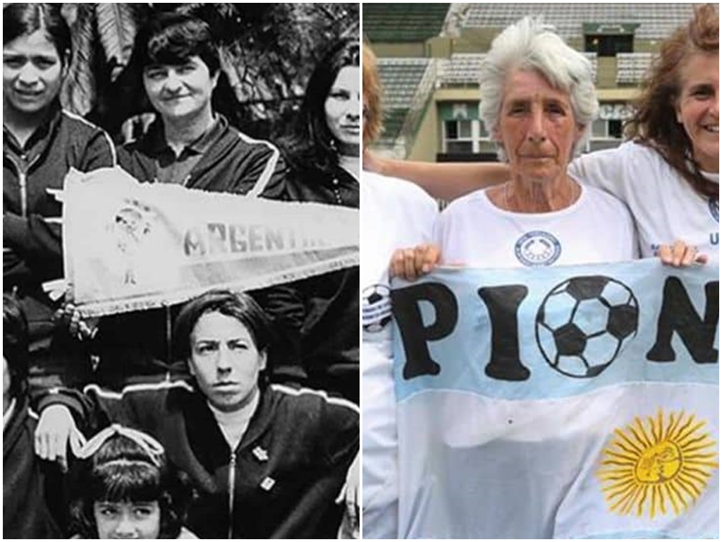 Elba Selva "pionera del fútbol femenino en la Argentina", participó en el pentatlón de los Juegos Bonaerenses en San Antonio de Areco