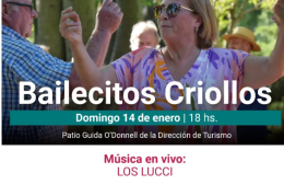 Bailecitos Criollos el fin de semana