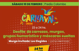 Arranca el Carnaval en la ciudad de 22 a 24 horas