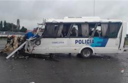 Accidente en Carmen de Areco: 4 efectivos fallecidos